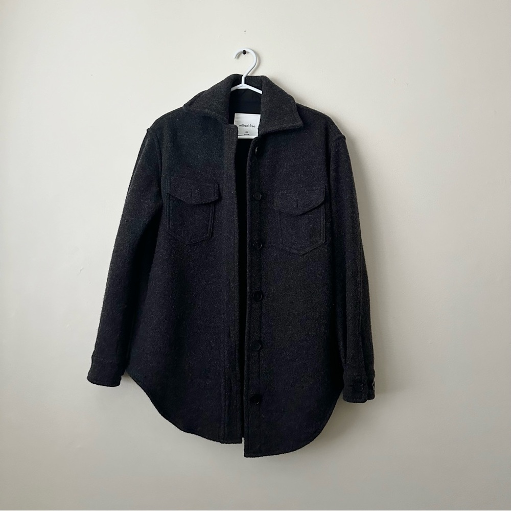 Aritzia Wilfred Ganna Jacket - dark grey